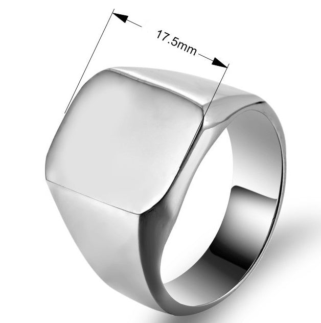 Custom Stainless Steel Burn Ring for Men – Engraved Jewelry Gift - Elysian Bijoux