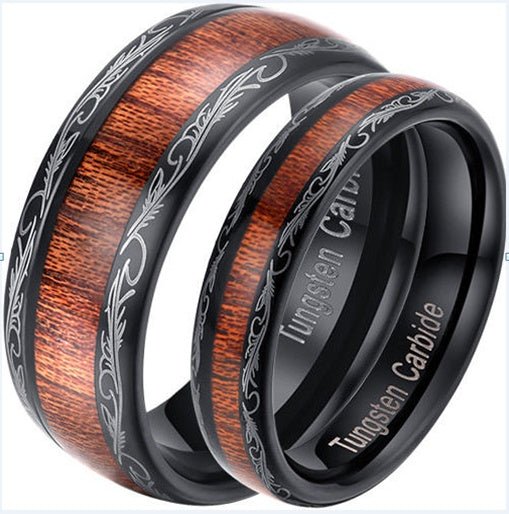 Men & Women Wood Ring - Elysian Bijoux