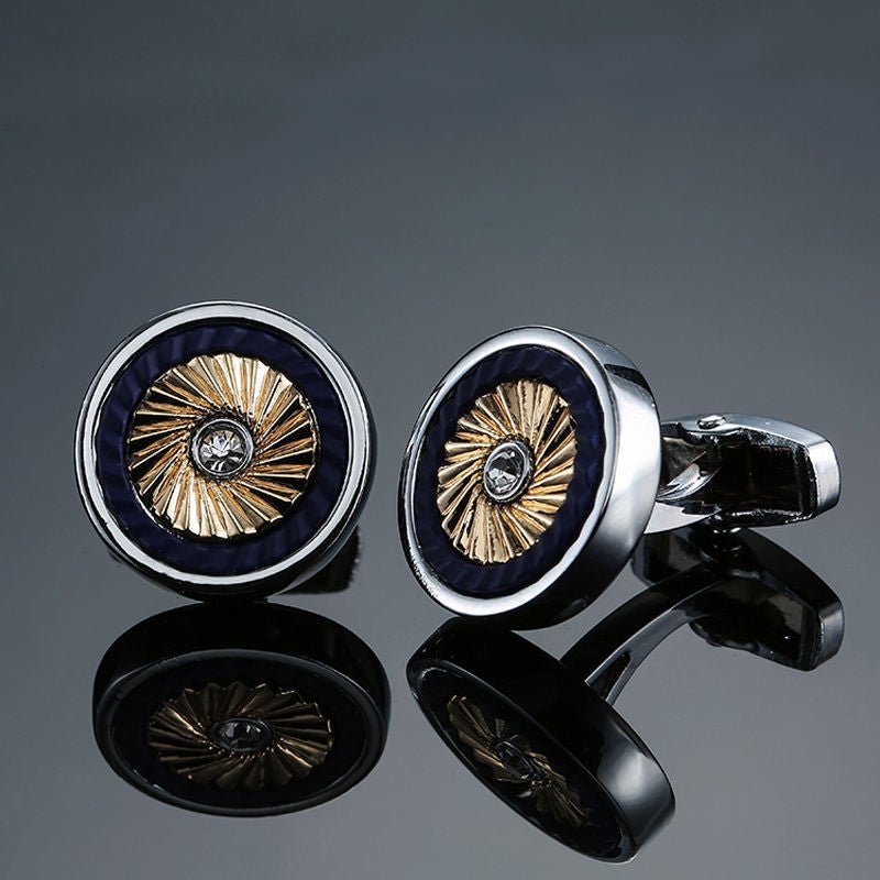 Men's French Retro Pattern Cufflinks - Elysian Bijoux