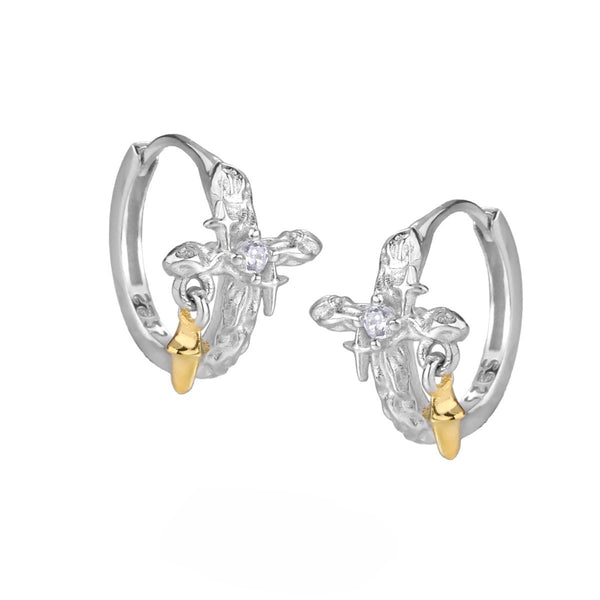 Personalized Ins Cold Style All-Match XINGX Cross Earrings