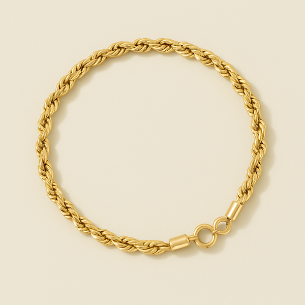 Twisted Rope Chain Bracelet