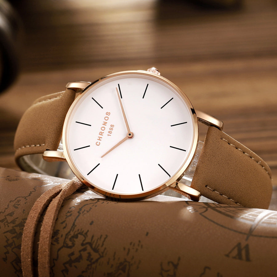 AeroTime™ Men's Ultra - Thin Casual Waterproof Watch - Elysian Bijoux
