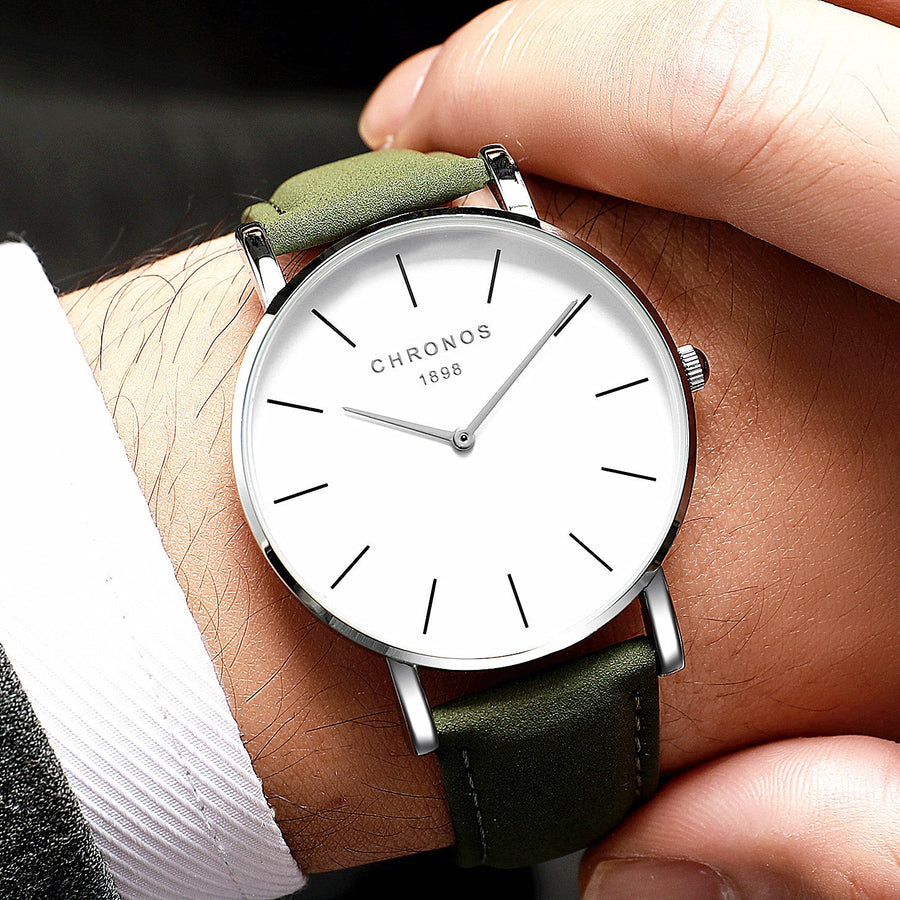 AeroTime™ Men's Ultra - Thin Casual Waterproof Watch - Elysian Bijoux
