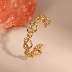 Amour Open Heart Bracelet - Elysian Bijoux