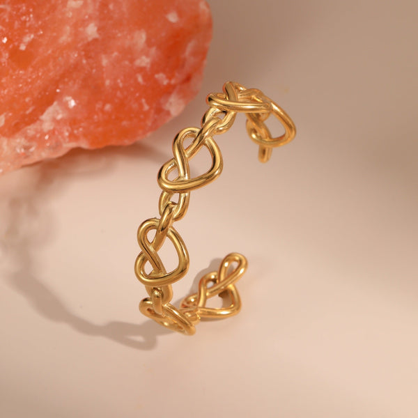Amour Open Heart Bracelet - Elysian Bijoux