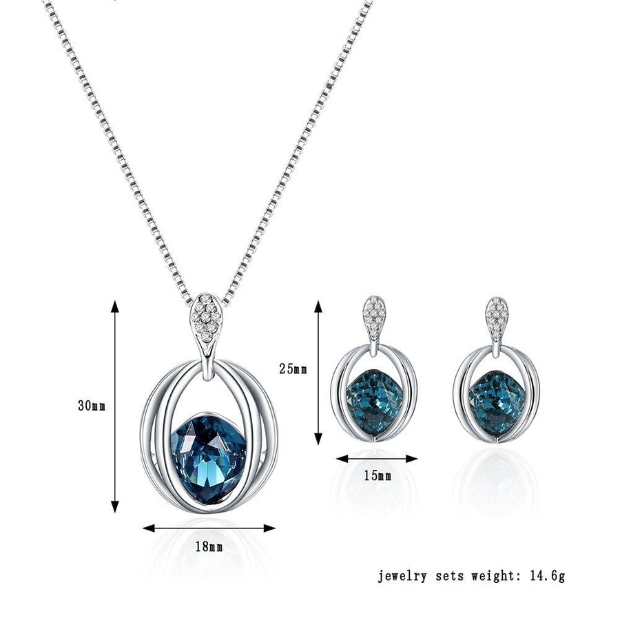 Amoura™ Crystal Bridal Jewelry Set - Elysian Bijoux