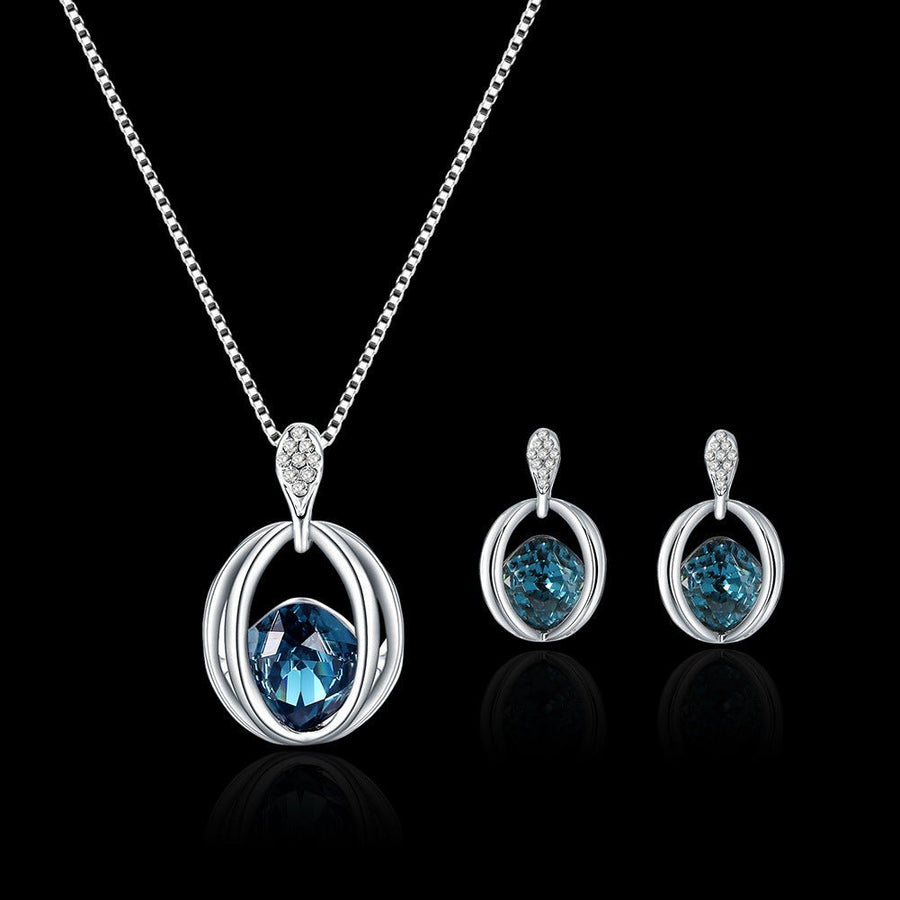 Amoura™ Crystal Bridal Jewelry Set - Elysian Bijoux