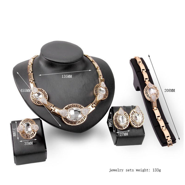 Aurelia™ 4 - Piece Wedding Jewelry Set - Elysian Bijoux