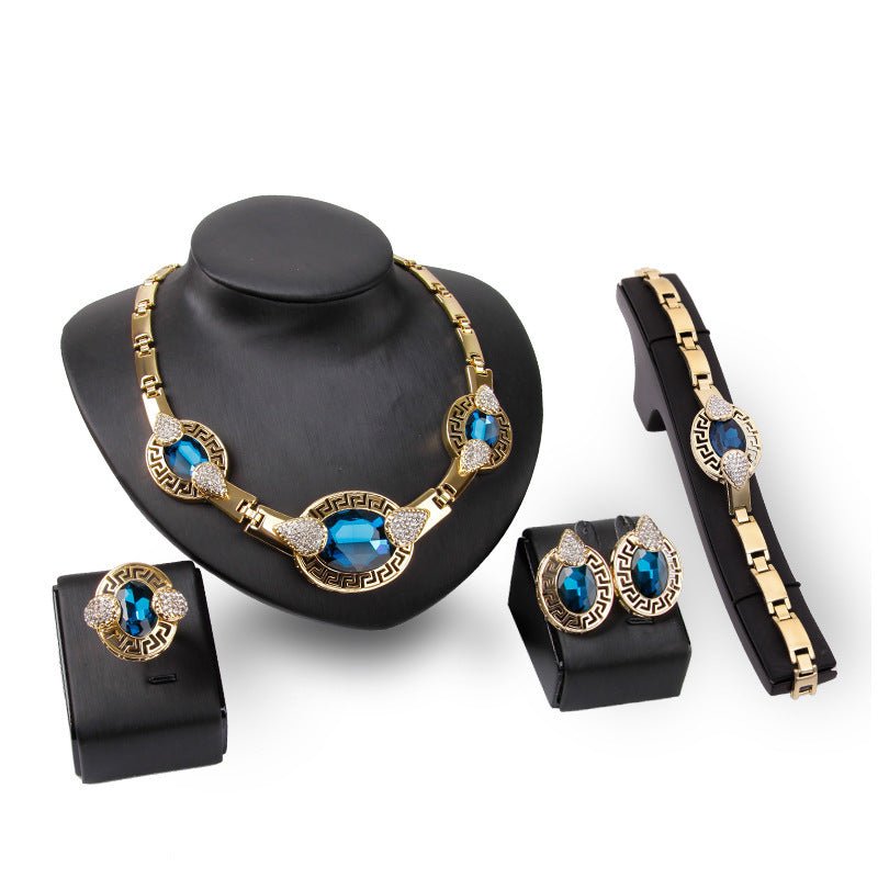 Aurelia™ 4 - Piece Wedding Jewelry Set - Elysian Bijoux