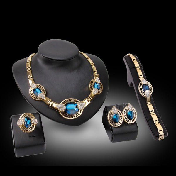 Aurelia™ 4 - Piece Wedding Jewelry Set - Elysian Bijoux