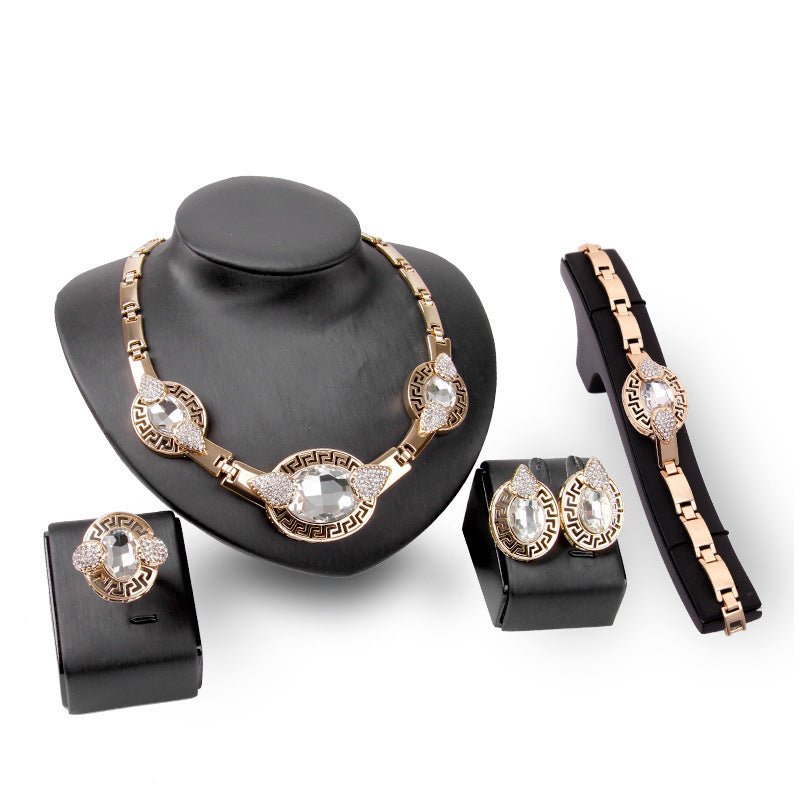 Aurelia™ 4 - Piece Wedding Jewelry Set - Elysian Bijoux