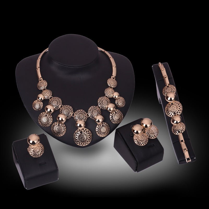 Auroria™ 4 - Piece Bridal Jewelry Set - Elysian Bijoux