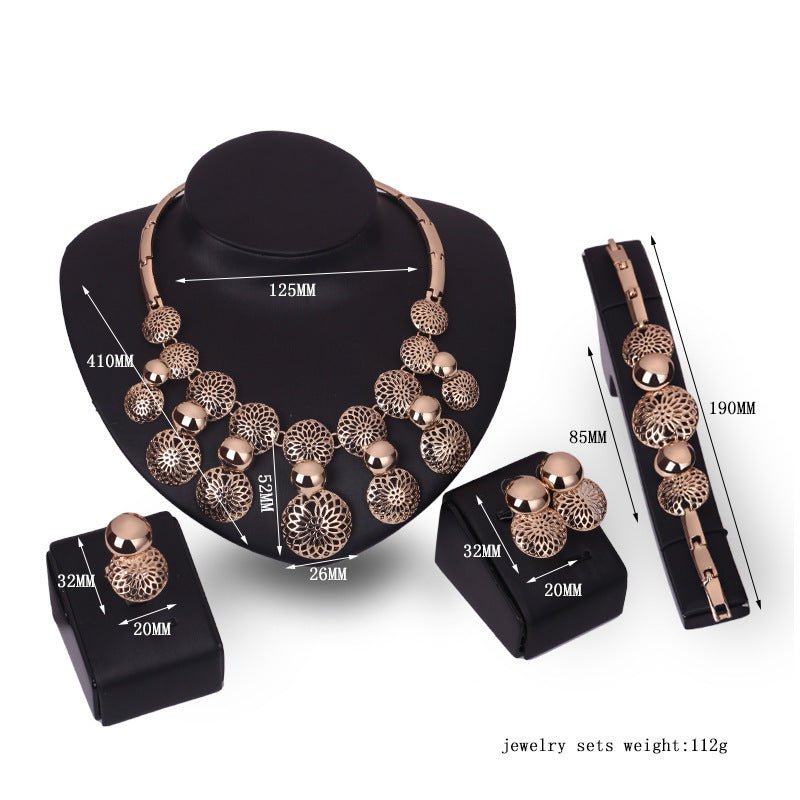 Auroria™ 4 - Piece Bridal Jewelry Set - Elysian Bijoux