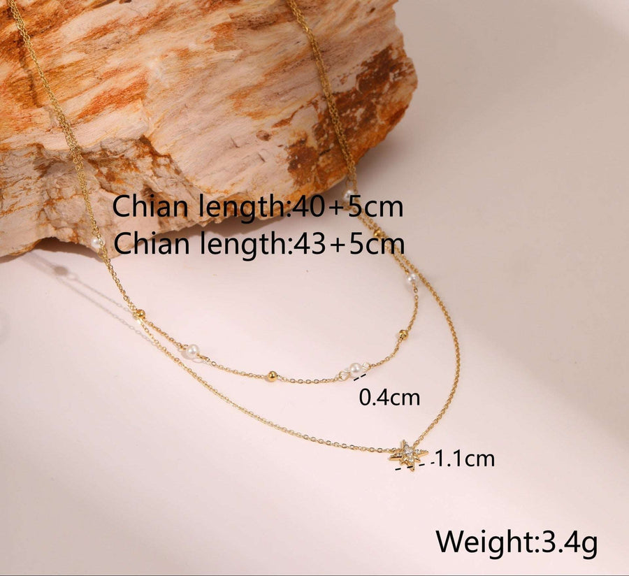 Celestia Star Radiance Necklace - Elysian Bijoux
