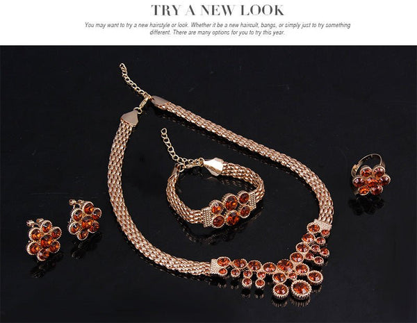 Celestia™ Women’s 4 - Piece Jewelry Set - Elysian Bijoux