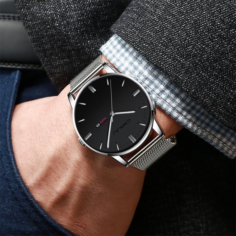 ChronoEdge™ Men's Business Casual Quartz Watch - Elysian Bijoux