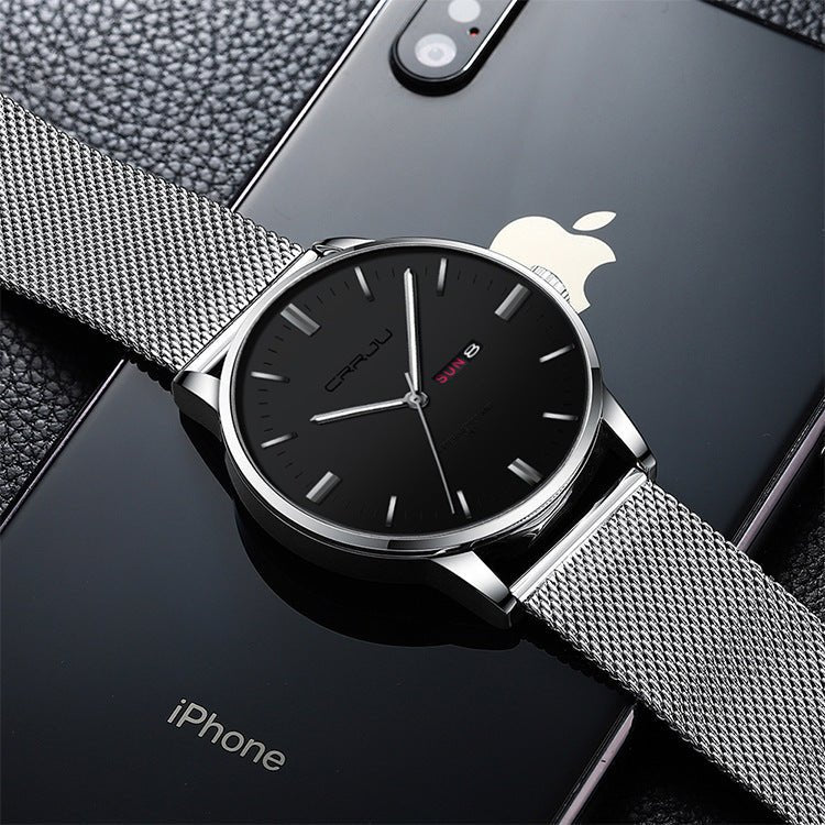 ChronoEdge™ Men's Business Casual Quartz Watch - Elysian Bijoux