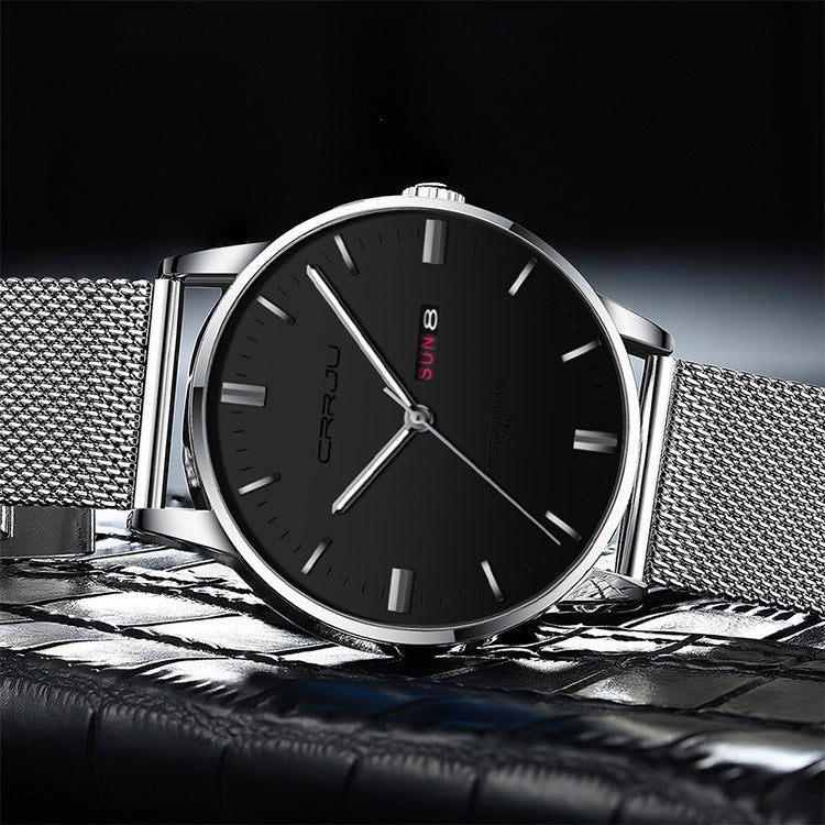 ChronoEdge™ Men's Business Casual Quartz Watch - Elysian Bijoux