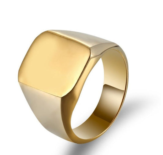 Custom Stainless Steel Burn Ring for Men – Engraved Jewelry Gift - Elysian Bijoux