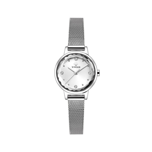 EleganceMesh Slimline Quartz Watch - Elysian Bijoux