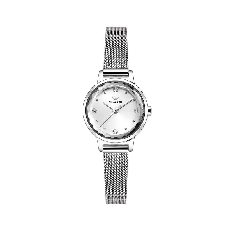 EleganceMesh Slimline Quartz Watch - Elysian Bijoux