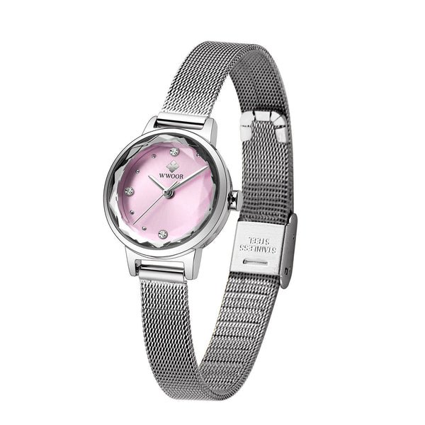 EleganceMesh Slimline Quartz Watch - Elysian Bijoux