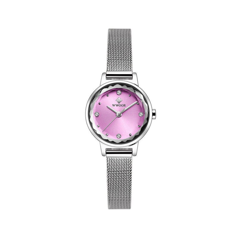 EleganceMesh Slimline Quartz Watch - Elysian Bijoux