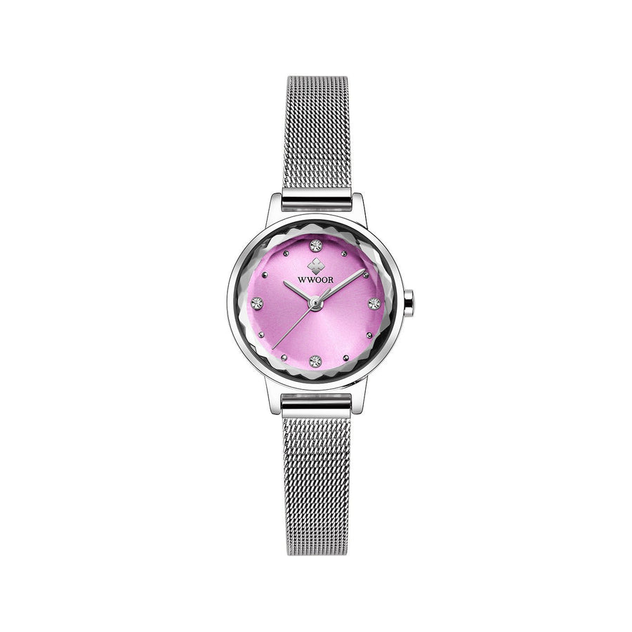 EleganceMesh Slimline Quartz Watch - Elysian Bijoux
