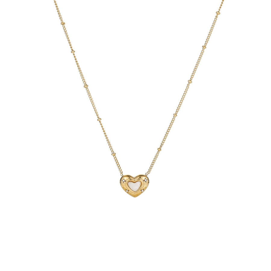 Eterna Heart LuxeGold Necklace - Elysian Bijoux