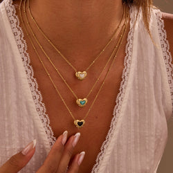Eterna Heart LuxeGold Necklace - Elysian Bijoux