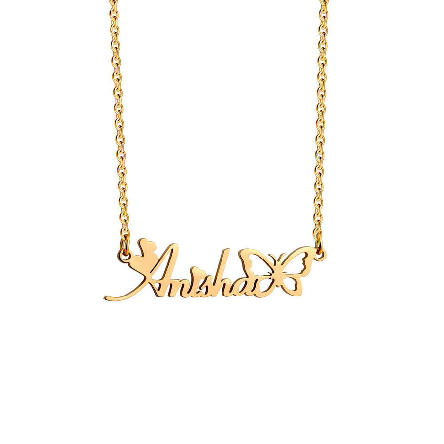 EternaName™ Personalized Gold Name Necklace - Elysian Bijoux