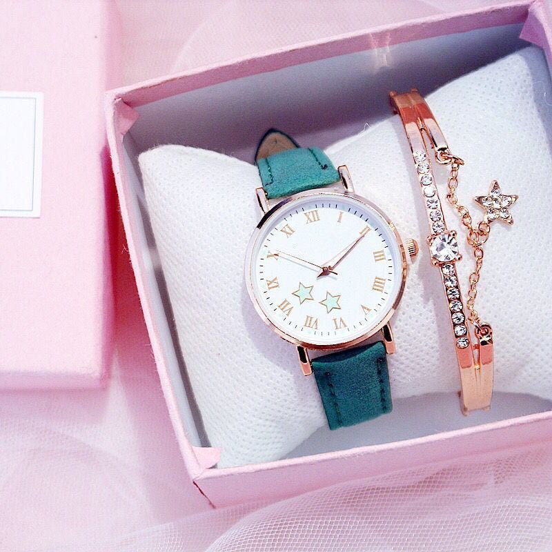 etroCharm Classic Leatherette Watch - Elysian Bijoux