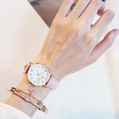 etroCharm Classic Leatherette Watch - Elysian Bijoux