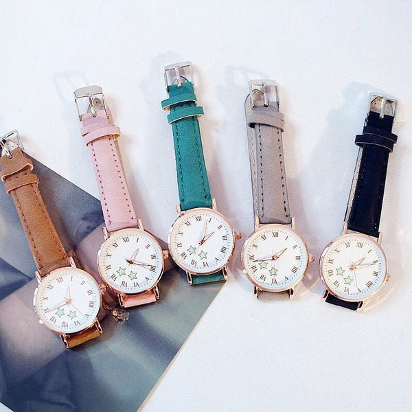etroCharm Classic Leatherette Watch - Elysian Bijoux