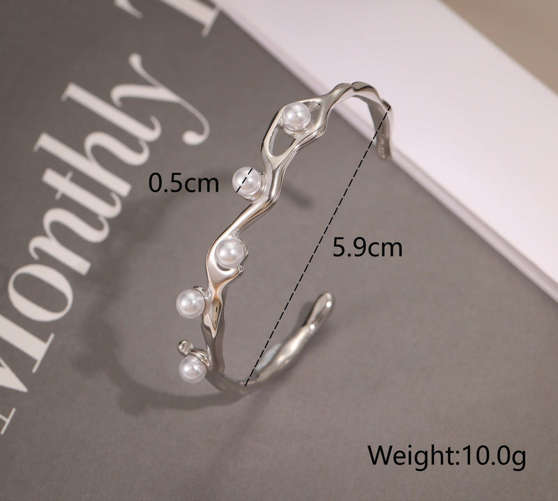 EuroChic 18K Open Cuff - Elysian Bijoux