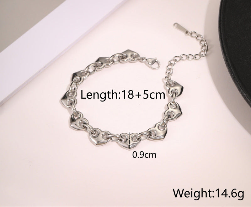 EuroLuxe Steel Bracelet - Elysian Bijoux