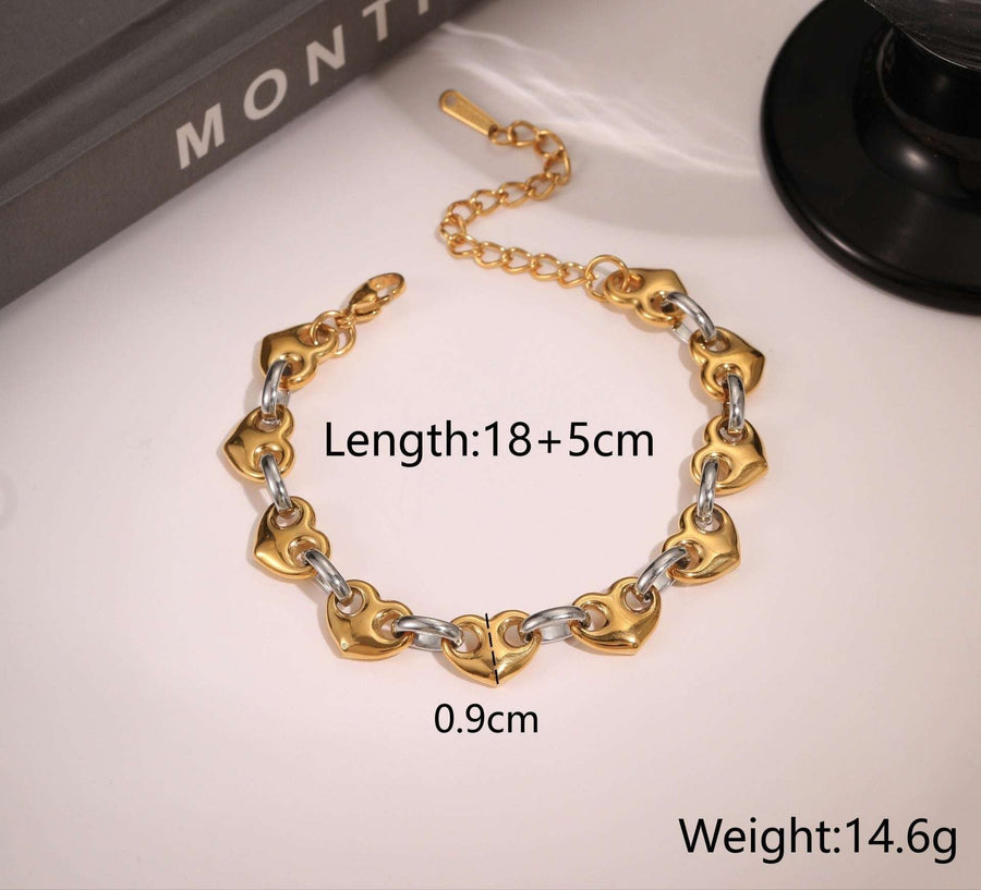 EuroLuxe Steel Bracelet - Elysian Bijoux