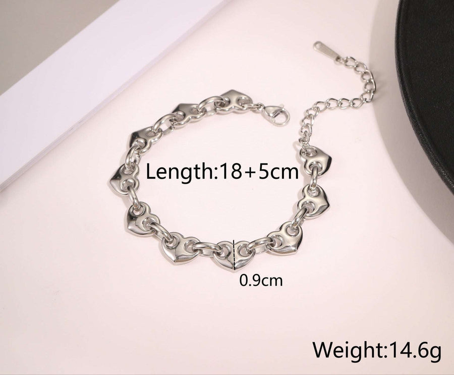 EuroLuxe Steel Bracelet - Elysian Bijoux