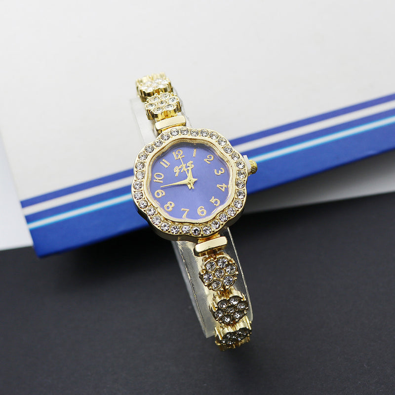 Special Interest Light Luxury Fully-Jewelled Square Fashion Watch