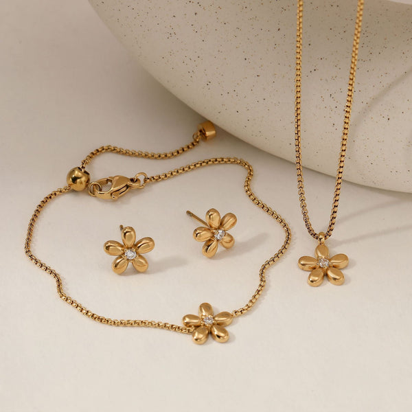 FloraSteel Trio Set - Elysian Bijoux