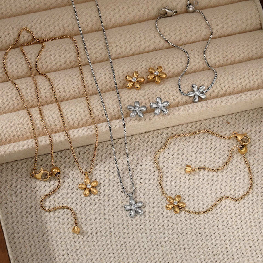 FloraSteel Trio Set - Elysian Bijoux