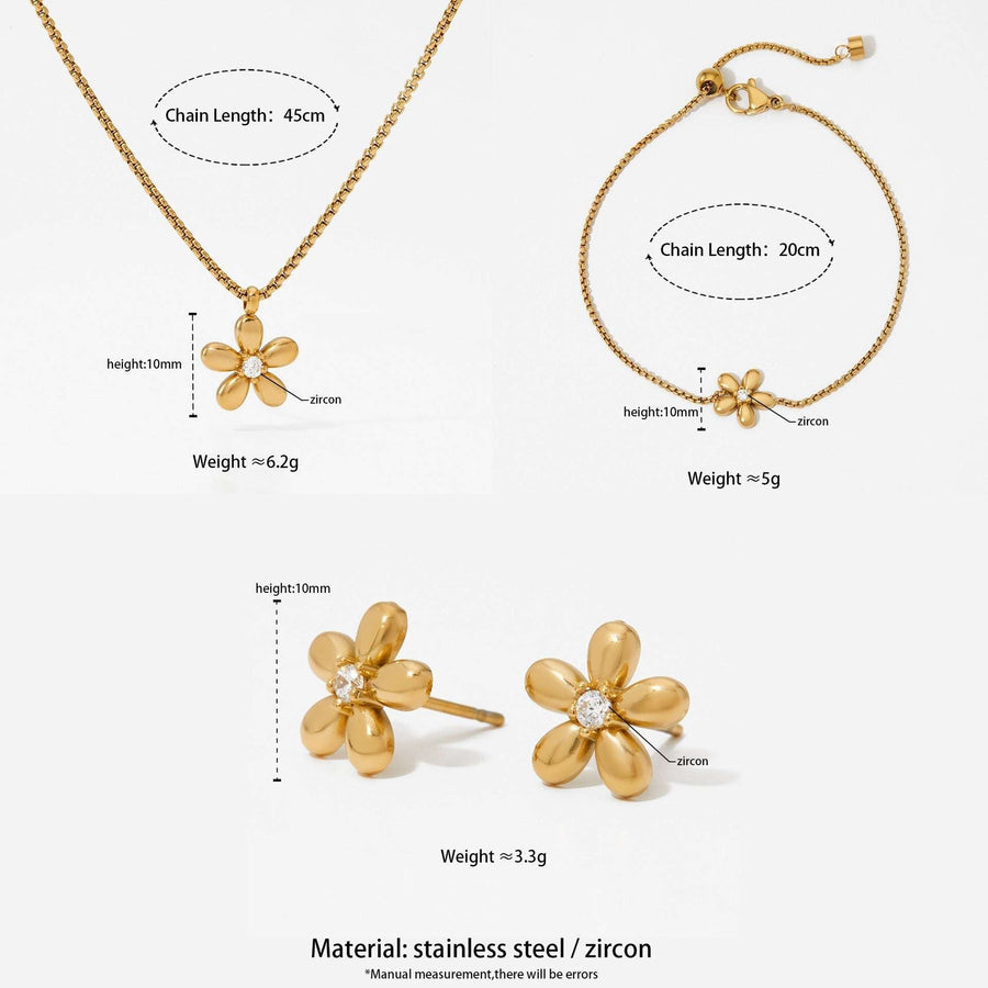 FloraSteel Trio Set - Elysian Bijoux
