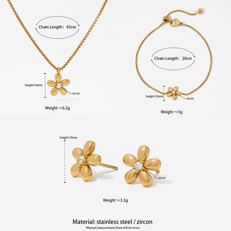 FloraSteel Trio Set - Elysian Bijoux
