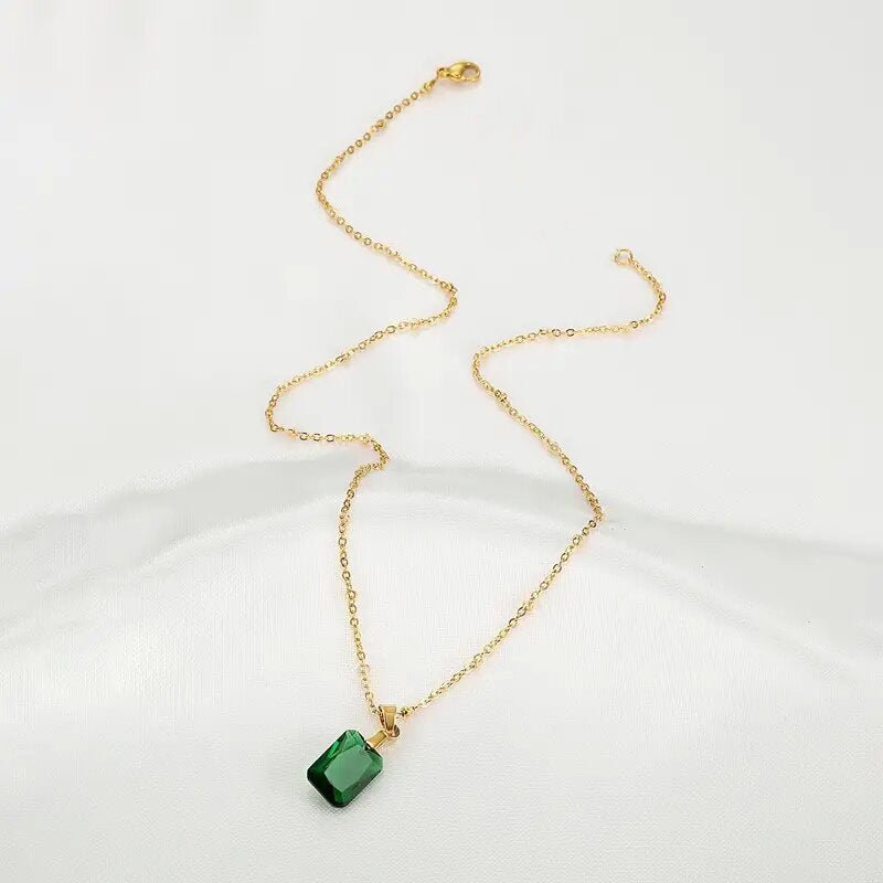GeoChic Linear Bar Pendant - Elysian Bijoux