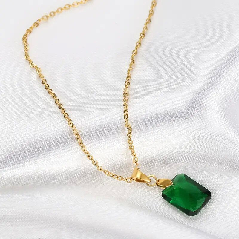 GeoChic Linear Bar Pendant - Elysian Bijoux