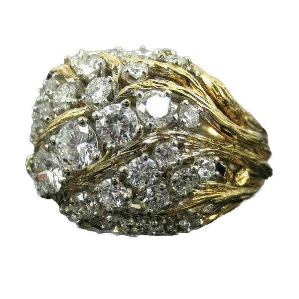 Gilded Grace Zircon Ring - Elysian Bijoux