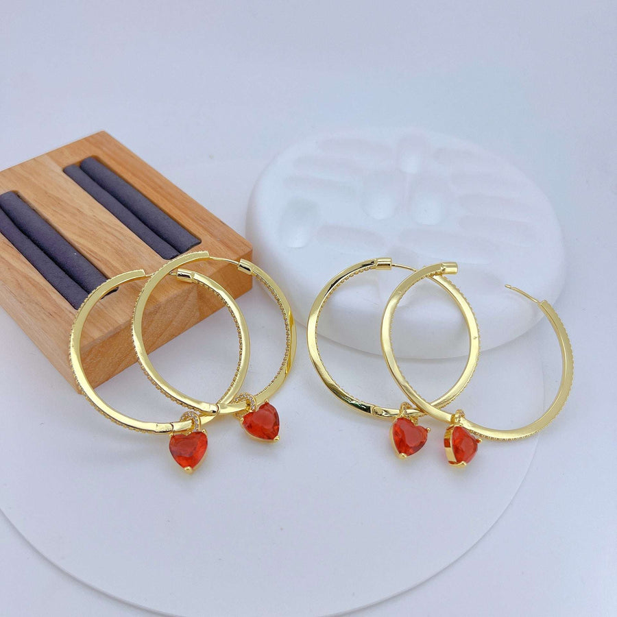 Golden Etch Statement Earrings - Elysian Bijoux