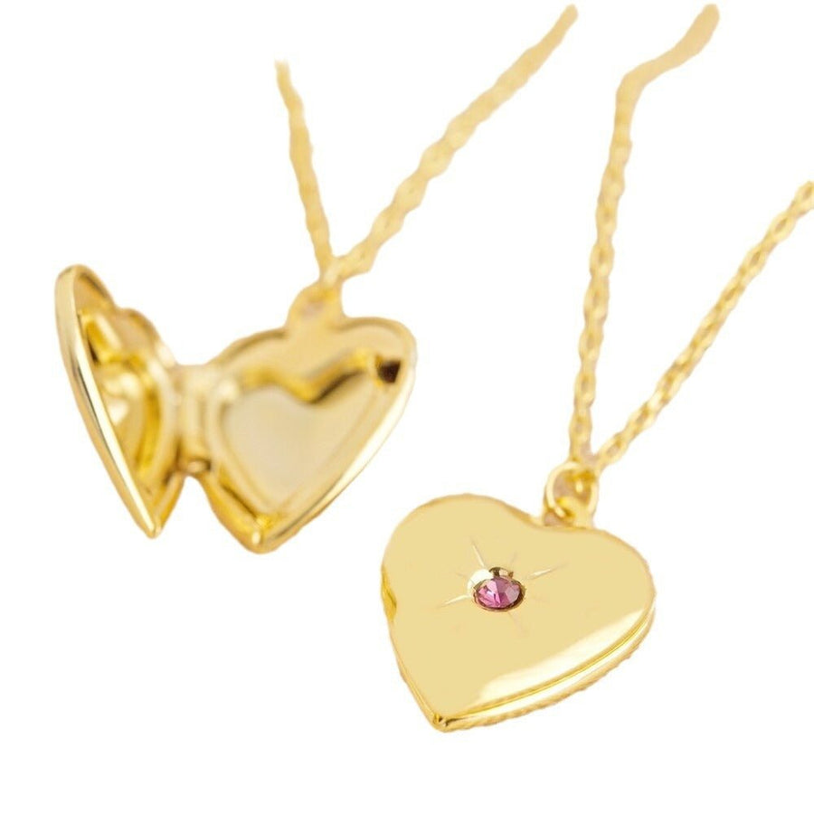 HeartLuxe™ Titanium Steel Locket Necklace - Elysian Bijoux
