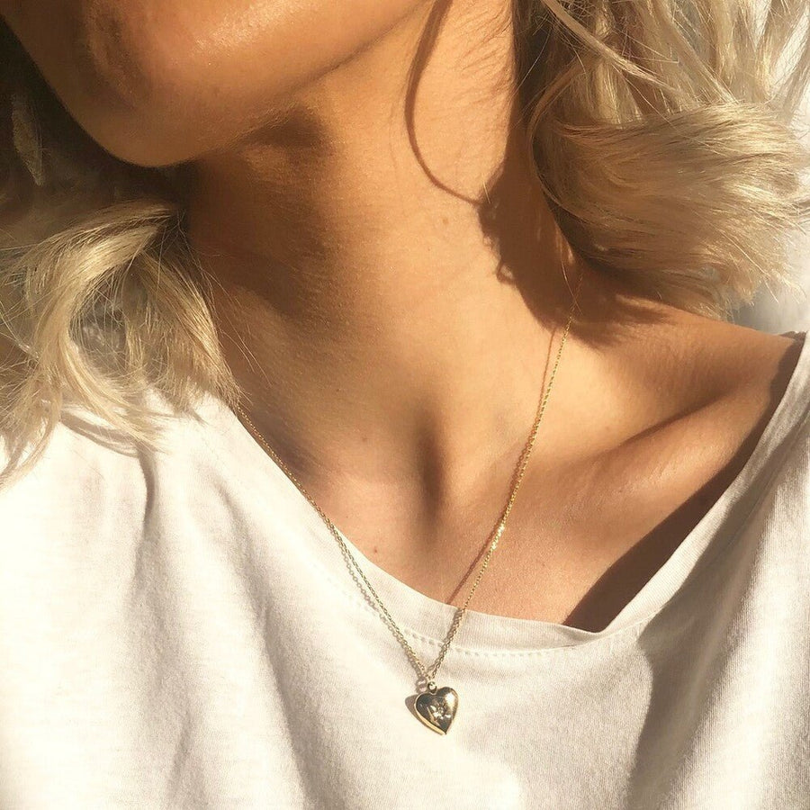 HeartLuxe™ Titanium Steel Locket Necklace - Elysian Bijoux