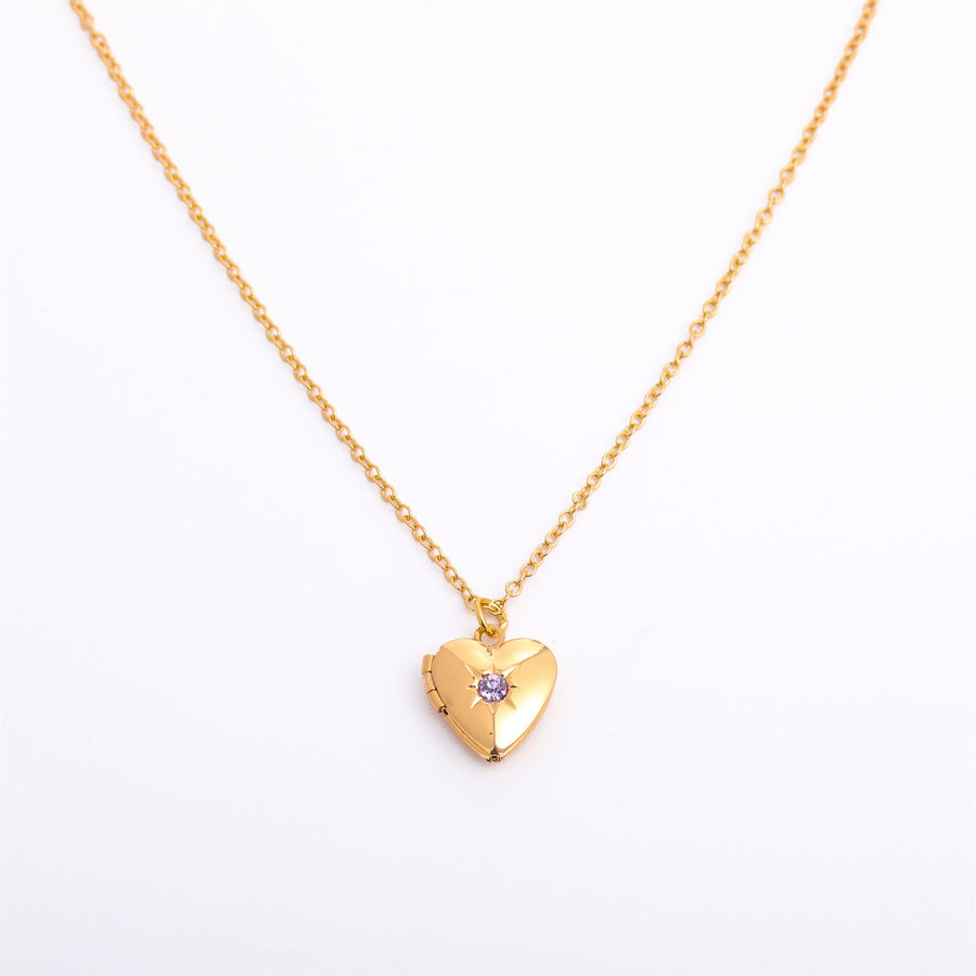 HeartLuxe™ Titanium Steel Locket Necklace - Elysian Bijoux